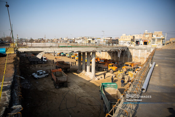 پروژه بزرگراه شهید آیت‌الله رئیسی اصفهان