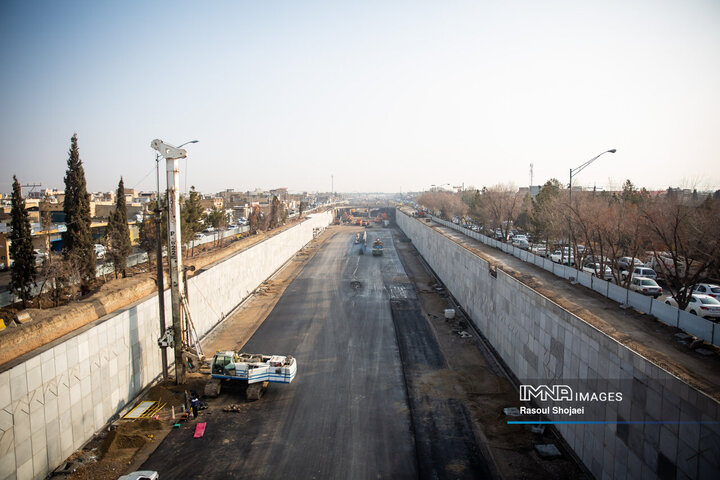 پروژه بزرگراه شهید آیت‌الله رئیسی اصفهان