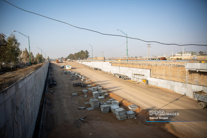 پروژه بزرگراه شهید آیت‌الله رئیسی اصفهان