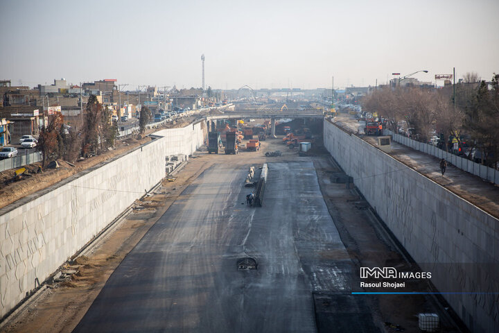 پروژه بزرگراه شهید آیت‌الله رئیسی اصفهان