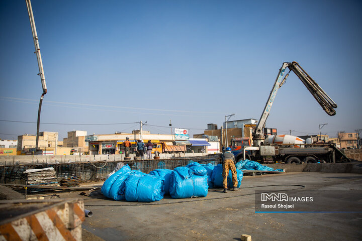 پروژه بزرگراه شهید آیت‌الله رئیسی اصفهان