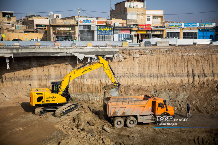 پروژه بزرگراه شهید آیت‌الله رئیسی اصفهان