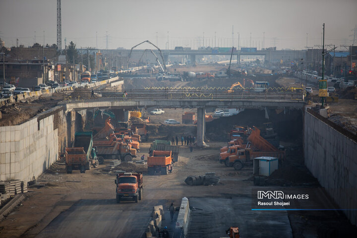 پروژه بزرگراه شهید آیت‌الله رئیسی اصفهان