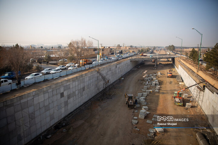 پروژه بزرگراه شهید آیت‌الله رئیسی اصفهان