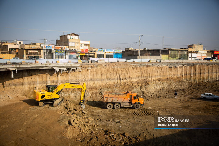 پروژه بزرگراه شهید آیت‌الله رئیسی اصفهان