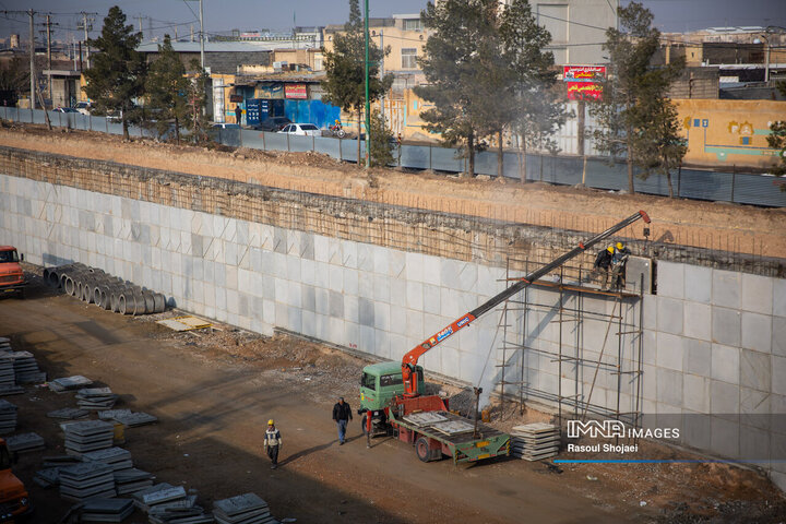 پروژه بزرگراه شهید آیت‌الله رئیسی اصفهان