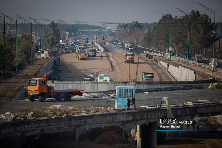 پروژه بزرگراه شهید آیت‌الله رئیسی اصفهان