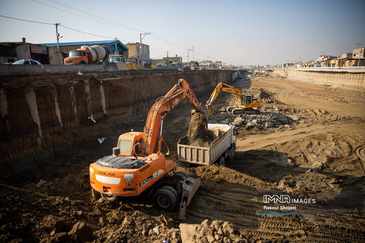 پروژه بزرگراه شهید آیت‌الله رئیسی اصفهان