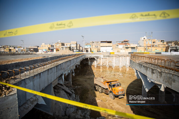 پروژه بزرگراه شهید آیت‌الله رئیسی اصفهان