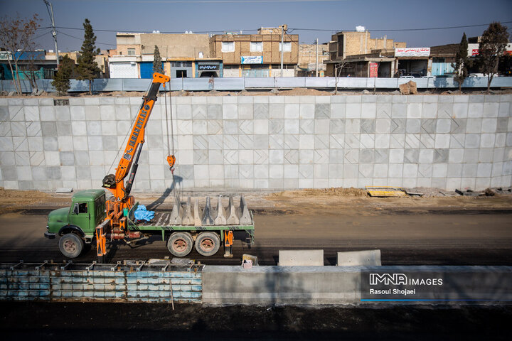 پروژه بزرگراه شهید آیت‌الله رئیسی اصفهان