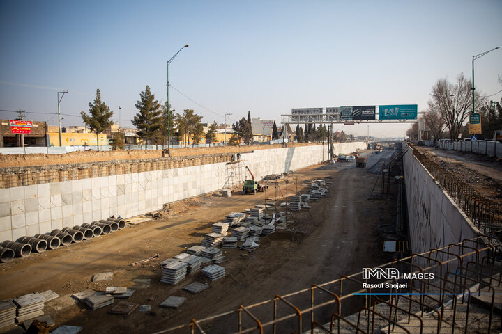 پروژه بزرگراه شهید آیت‌الله رئیسی اصفهان