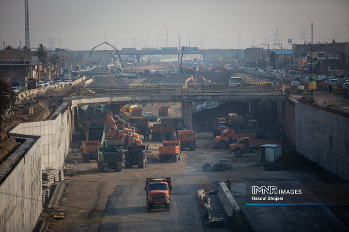 پروژه بزرگراه شهید آیت‌الله رئیسی اصفهان