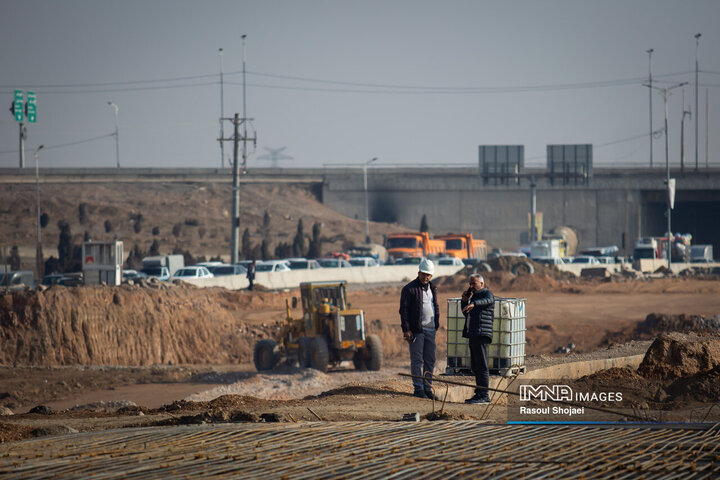 پروژه بزرگراه شهید آیت‌الله رئیسی اصفهان