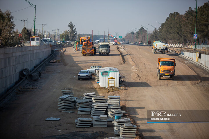 پروژه بزرگراه شهید آیت‌الله رئیسی اصفهان
