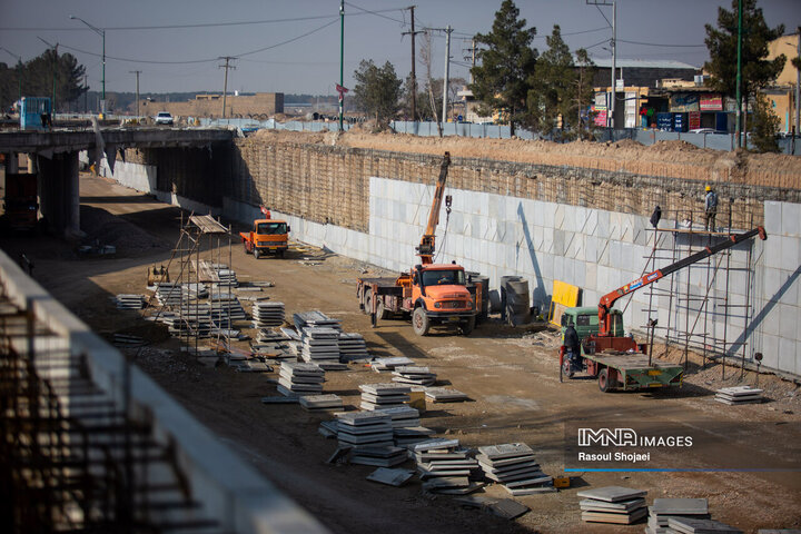 پروژه بزرگراه شهید آیت‌الله رئیسی اصفهان