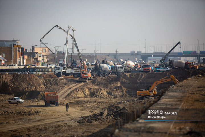 پروژه بزرگراه شهید آیت‌الله رئیسی اصفهان