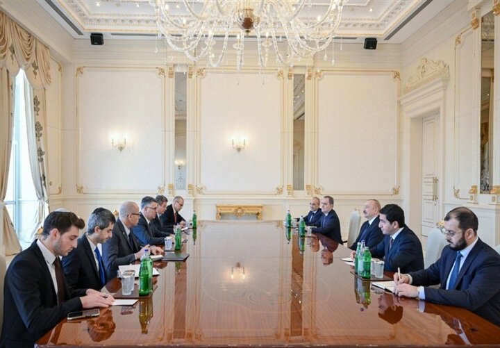 دیدار وزیر خارجه رژیم صهیونیستی با الهام علی اف در باکو