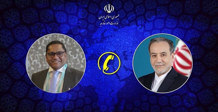 گفت‌وگوی تلفنی وزرای امور خارجه ایران و سریلانکا