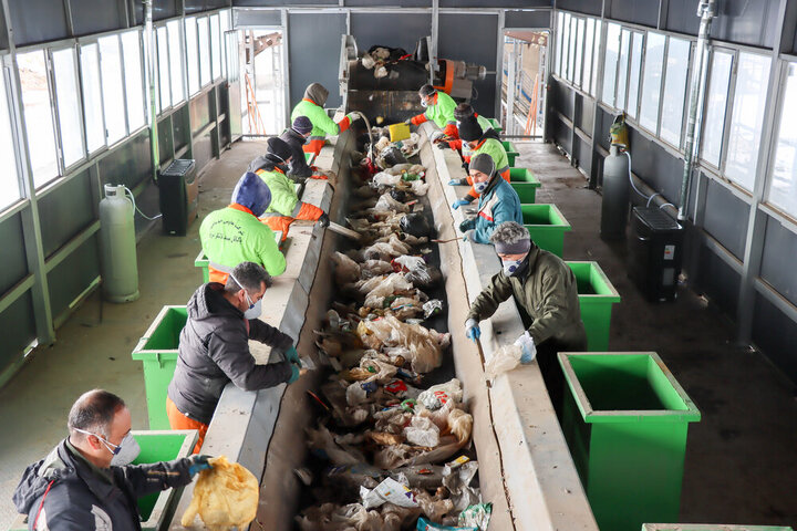 بهره‌برداری از خط یک مجتمع تولید و پردازش کمپوست شهرداری تبریز