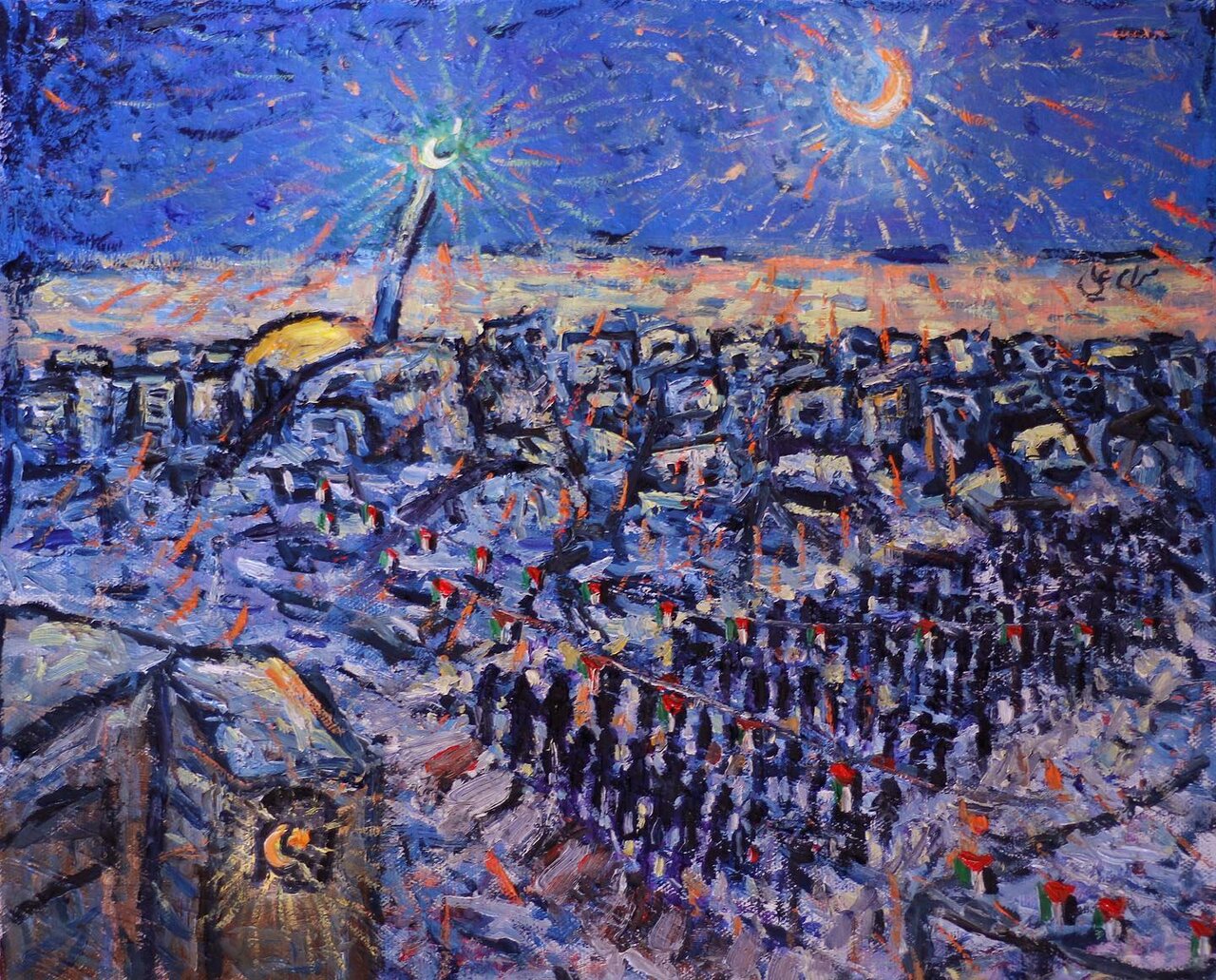 روایت مادری که بوم نقاشی را وقف مقاومت کرد