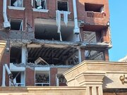 ۱۴ مصدوم و یک فوتی در حادثه انفجار ساختمانی در بندرعباس