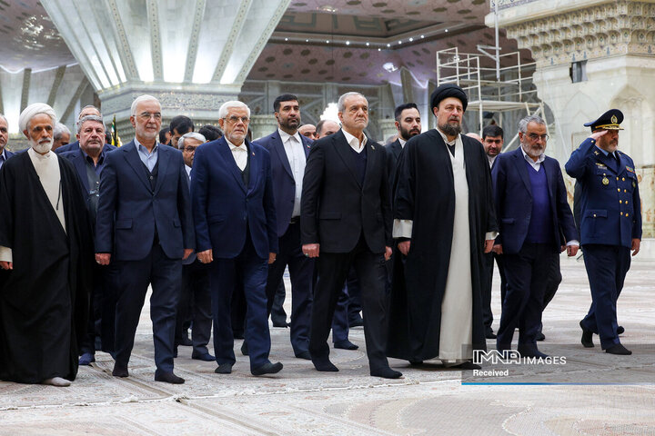 تجدید میثاق هیئت دولت با آرمان‌های امام راحل و شهدای انقلاب اسلامی