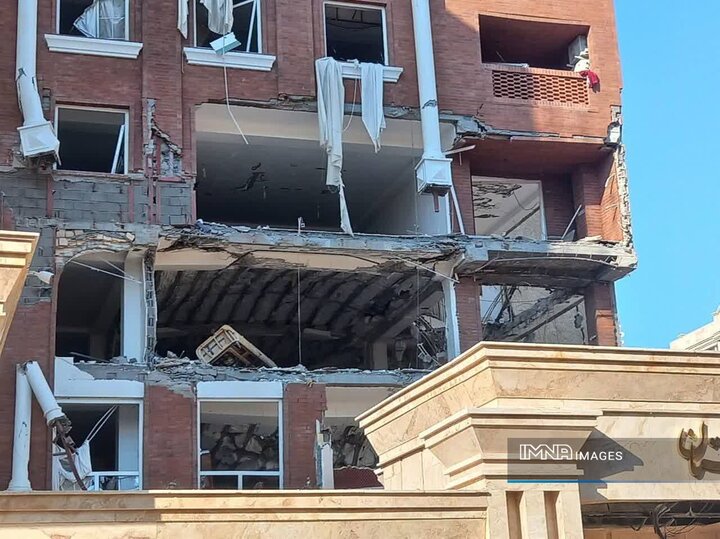 ۱۴ مصدوم و یک فوتی در حادثه انفجار ساختمانی در بندرعباس