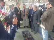 غبارروبی و تعویض پرچم گلزار شهدای زاهدان به مناسبت ۱۲ بهمن