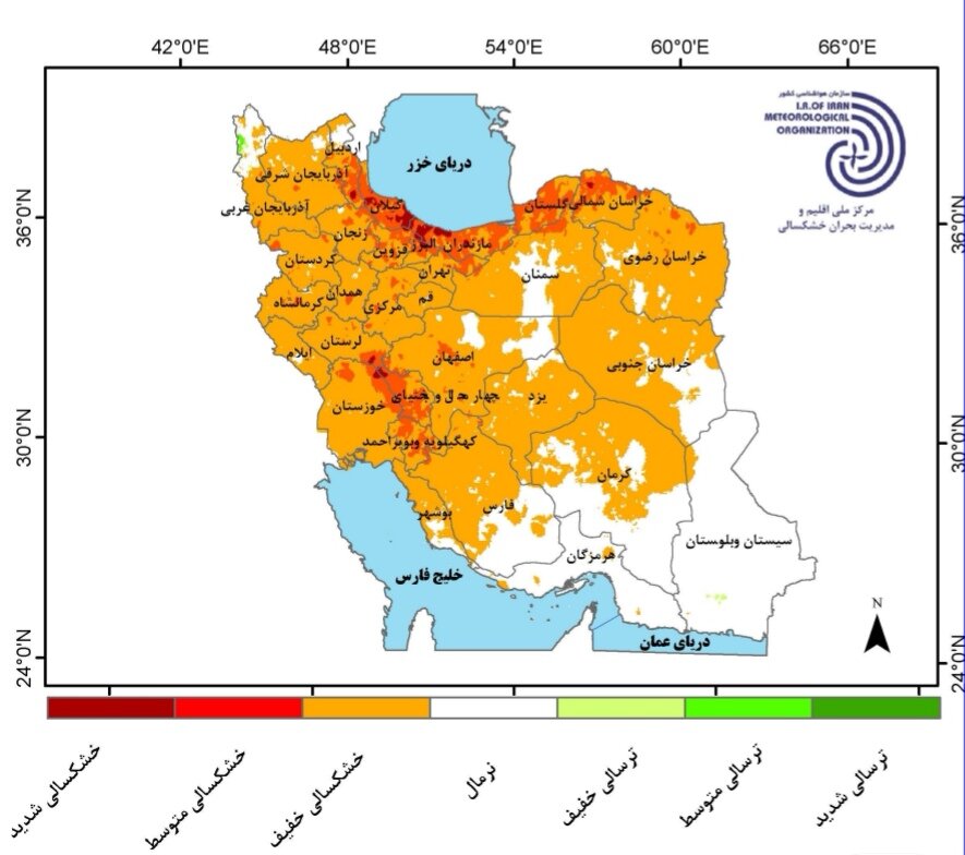 تحلیل کارنامه بارش کشور در سال زراعی ۱۴۰۴ / وضعیت بارش در کشور چگونه است؟