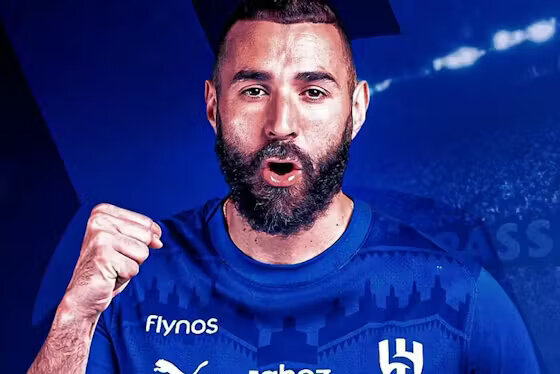 کریم بنزما به الهلال پیوست + عکس