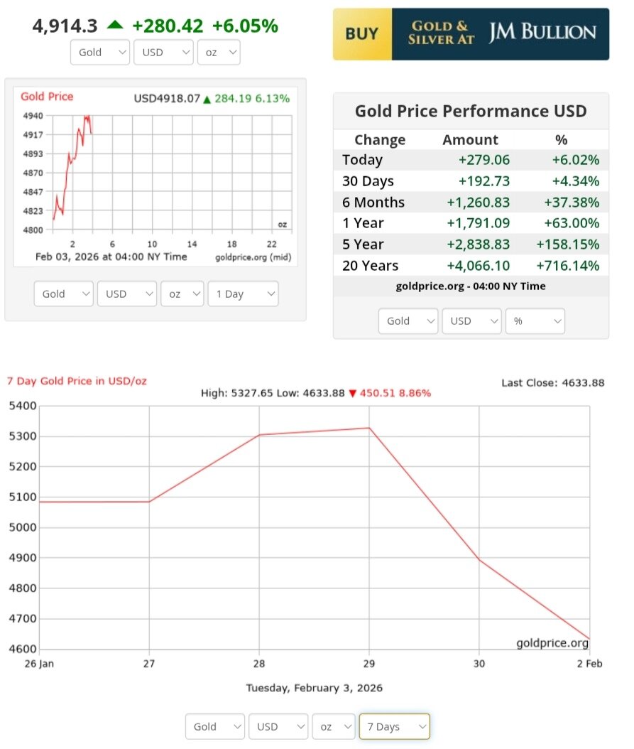 نمودار قیمت طلا ۱۴ بهمن ۱۴۰۴ + قیمت جهانی طلا