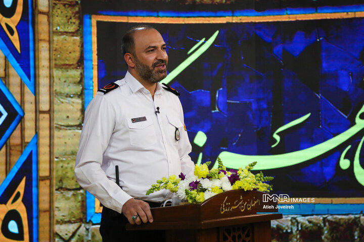 آتش‌پاد امید باقری، مدیرعامل سازمان آتش‌نشانی و خدمات ایمنی شهرداری اصفهان 