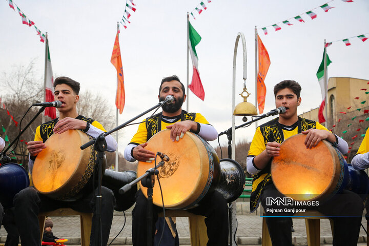 جشن بزرگ خیابان ولی عصر(عج) در اصفهان