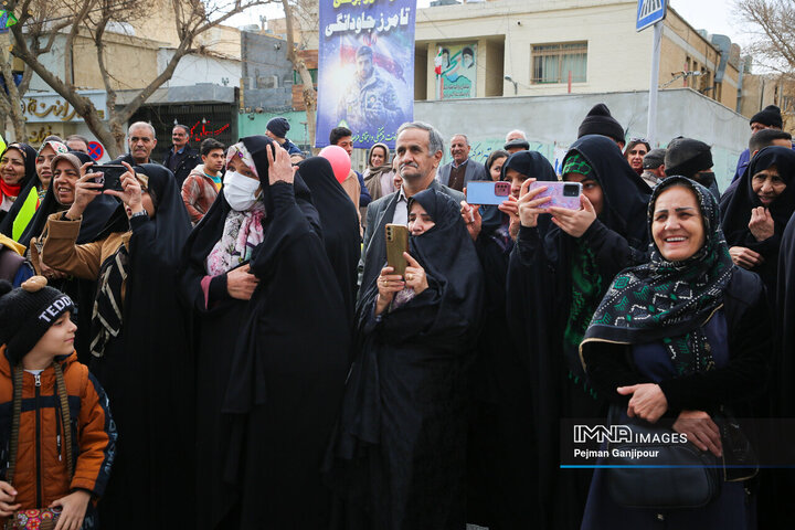 جشن بزرگ خیابان ولی عصر(عج) در اصفهان