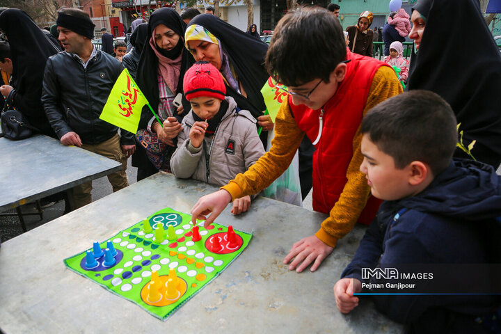 جشن بزرگ خیابان ولی عصر(عج) در اصفهان