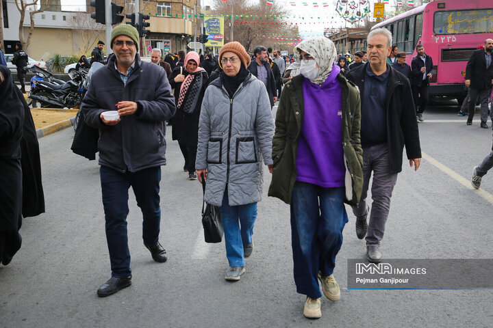 جشن بزرگ خیابان ولی عصر(عج) در اصفهان