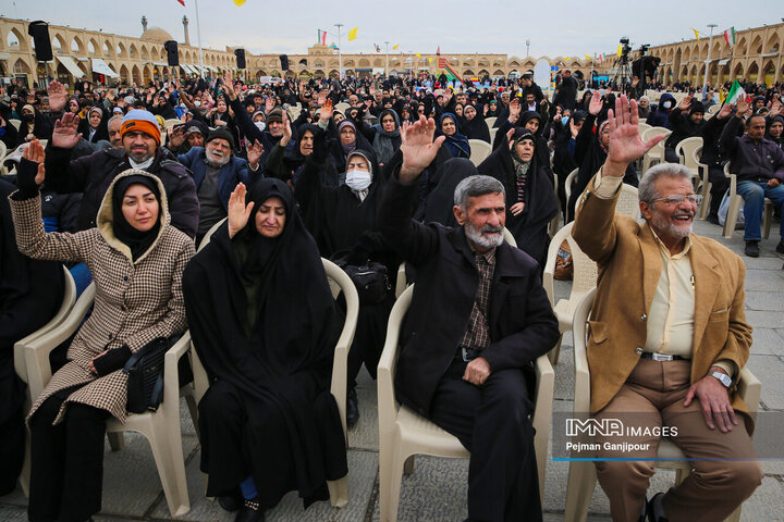 جشن بزرگ خیابان ولی عصر(عج) در اصفهان