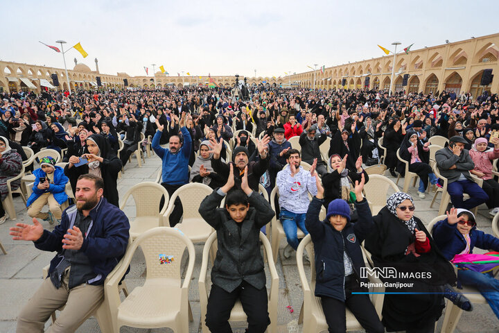 جشن بزرگ خیابان ولی عصر(عج) در اصفهان