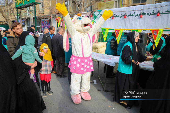 جشن بزرگ خیابان ولی عصر(عج) در اصفهان