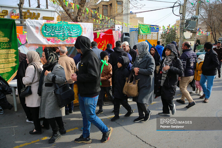 جشن بزرگ خیابان ولی عصر(عج) در اصفهان