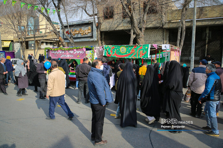 جشن بزرگ خیابان ولی عصر(عج) در اصفهان