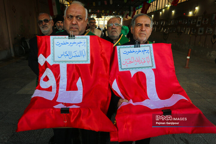 آیین غبارروبی گلستان شهدای رهنان اصفهان