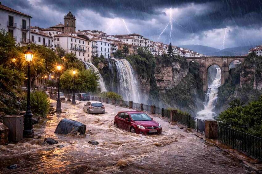 طوفان اسپانیا و پرتغال را فلج کرد| اختلال گسترده در زنجیره تامین اروپا