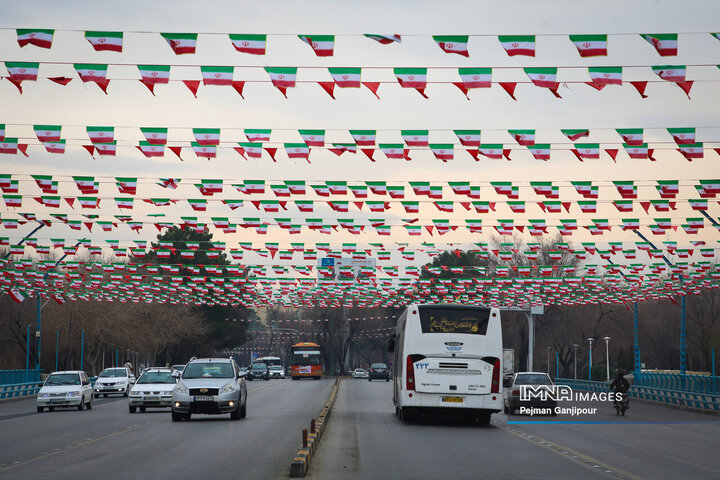 حال و هوای اصفهان در ایام‌الله دهه فجر