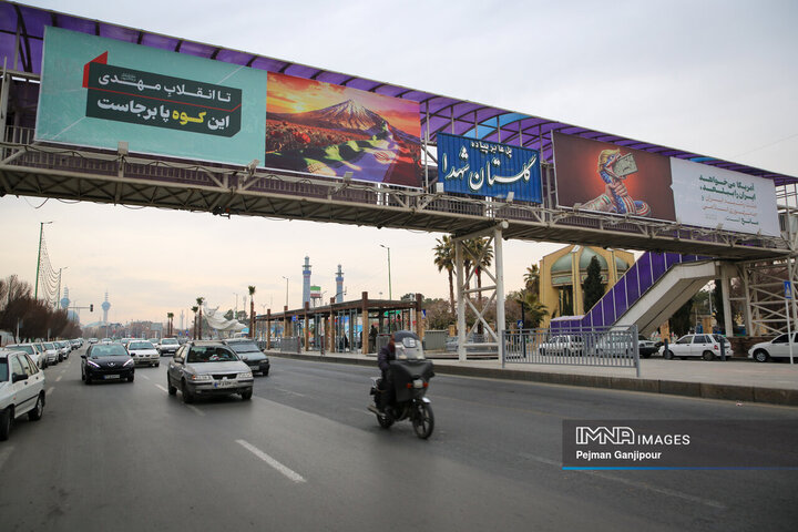 حال و هوای اصفهان در ایام‌الله دهه فجر