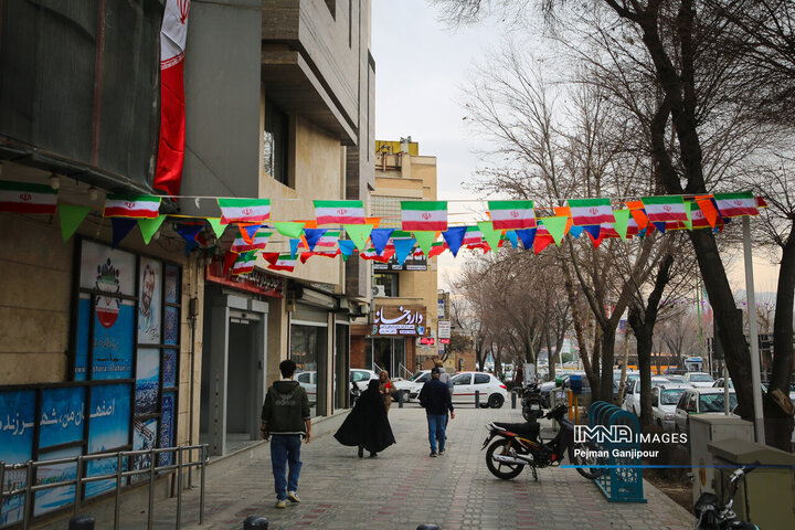 حال و هوای اصفهان در ایام‌الله دهه فجر