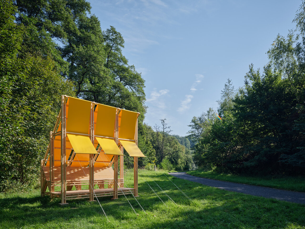 احیای سایت تاریخی چک با معماری چوبی و بازی نور