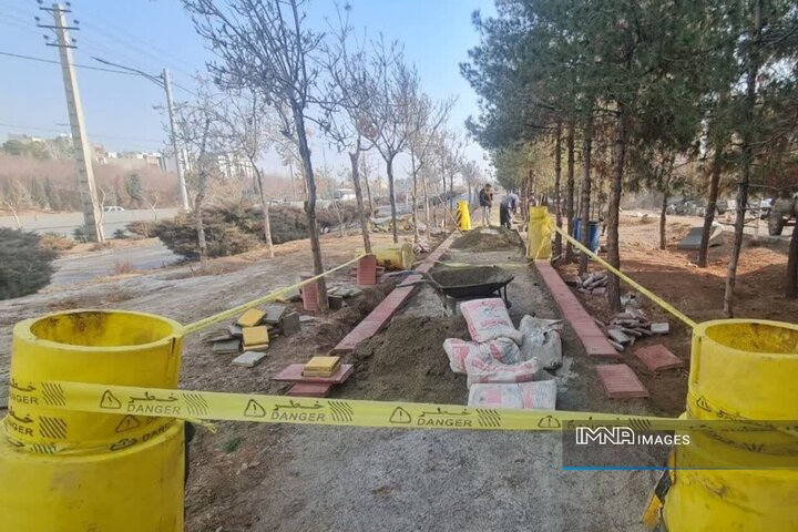 پیشرفت ۶۵ درصدی پروژه پارک صفائیه در منطقه ۱۰ اصفهان