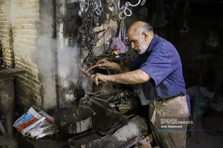 آخرین صدای چکش در بازار قدیم دزفول