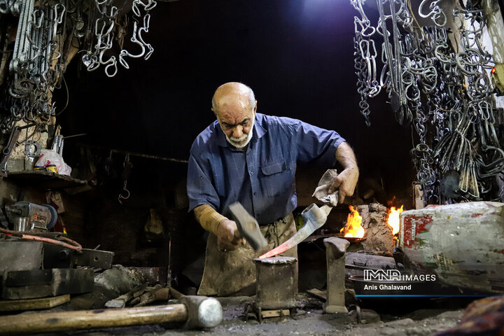 آخرین صدای چکش در بازار قدیم دزفول